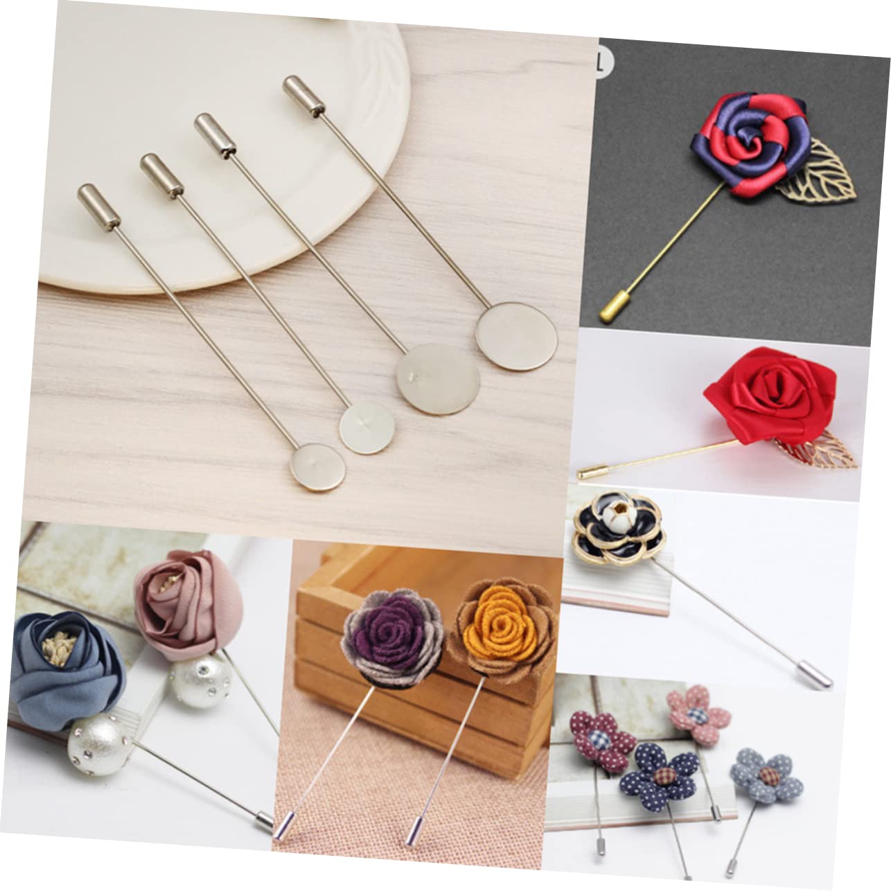 Operitacx 150piezas Broches De Seguridad Redondos Plata Accesorios De Joyería Para Bufandas Sombreros y Trajes Para Manualidades y