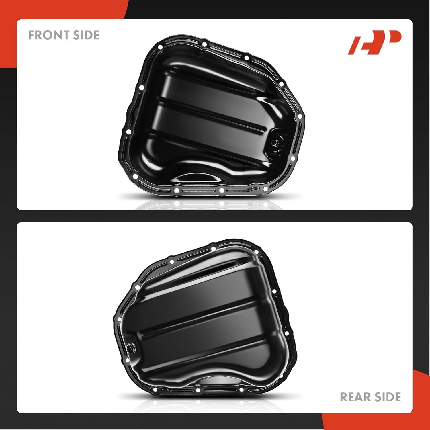 A-Premium Lower Engine Oil Pan Sump Compatible with Toyota Avalon 1995-1999, Camry 1994-2006, Highlander 2001-2010, Solara 1999-2008 & Lexus RX300, RX330, RX400h, ES300, ES330, 3.0L 3.3L