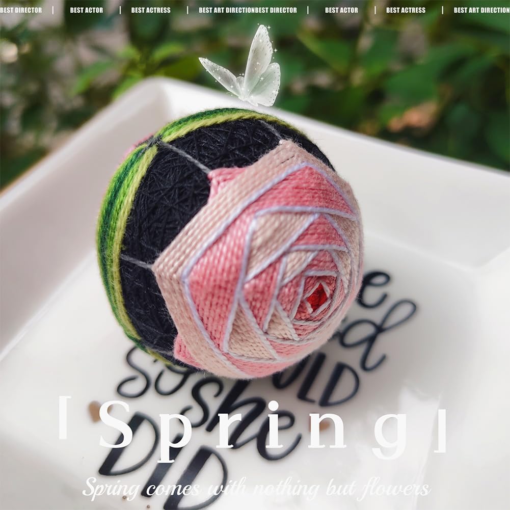 Amazon.co.jp: 手まり 手まりの玉 オリジナル手まり 完成品です てまり