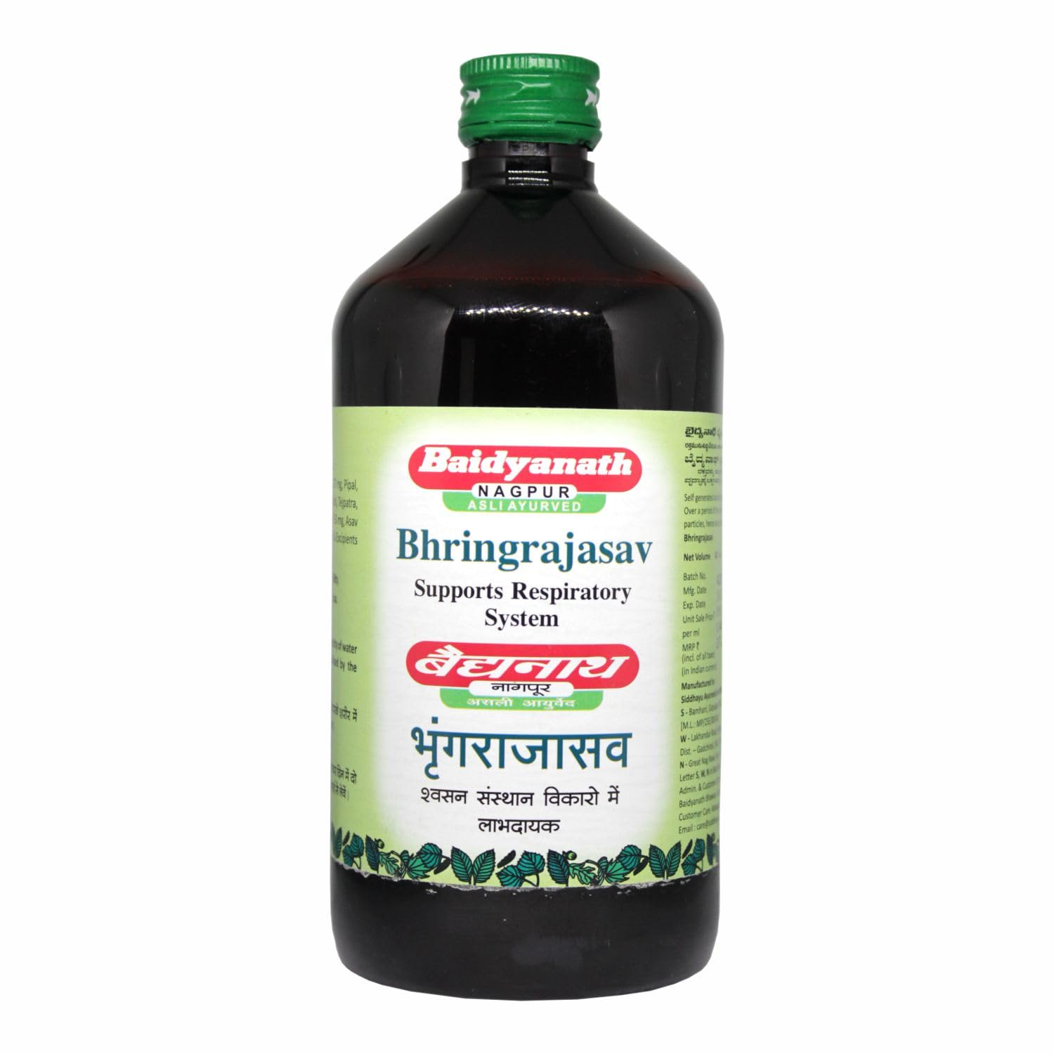 Baidyanath Bhringrajasava 450 ml Syrup |Made with Natural Ayurvedic Ingredients for Hair, Liver, Cough Health and Blood Purifer-picture-36