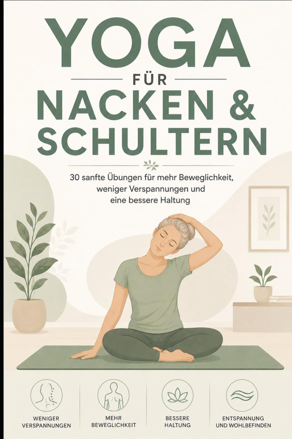 Yoga gegen Nacken- und Schulterschmerzen: 30 sanfte Übungen für mehr Beweglichkeit, weniger Verspannungen und eine bessere Haltung (Yoga für Gesundheit & Beweglichkeit)