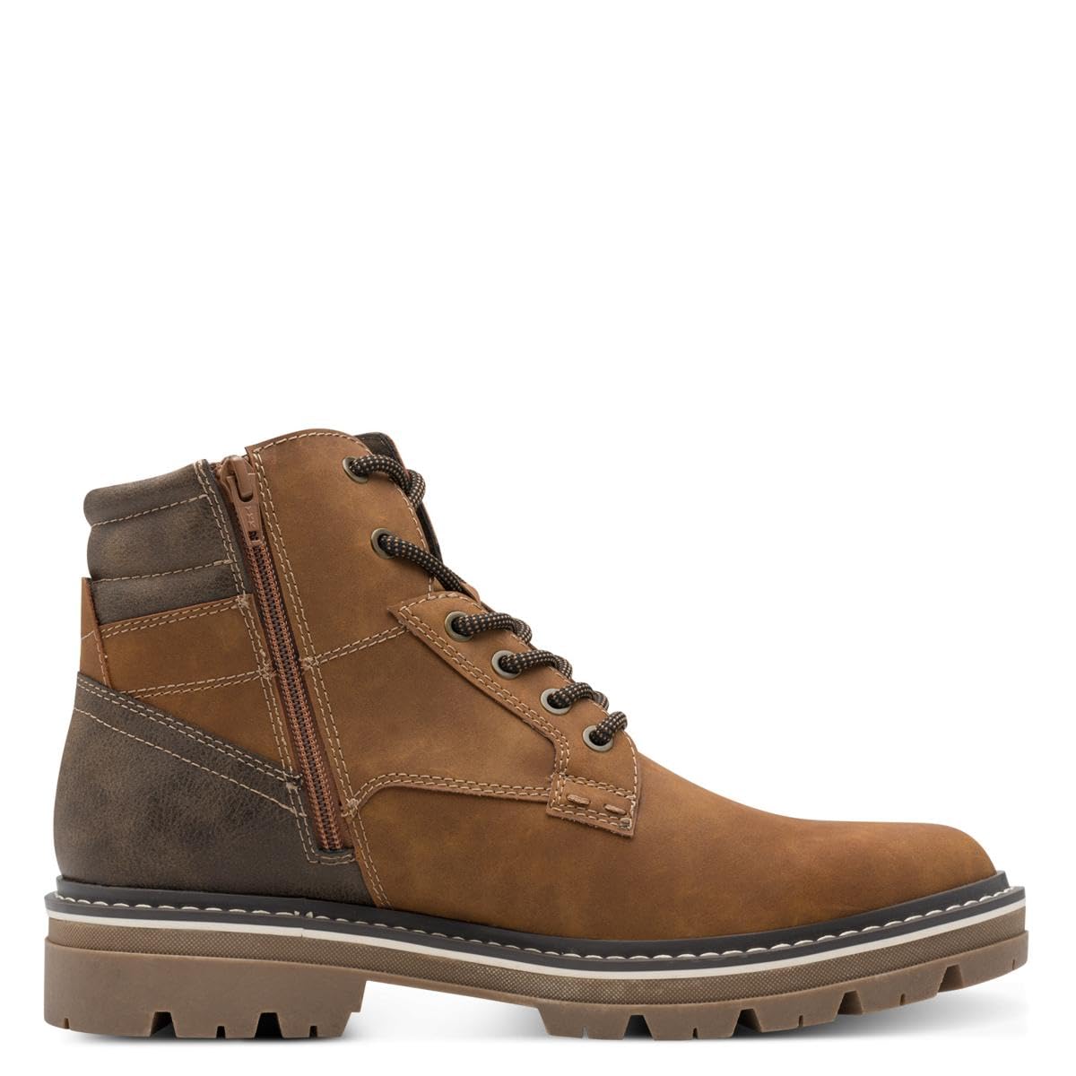 s.Oliver Men's WL Lace Boot 5-16238-43 Ankle Boots, Cognac, 42 EU, Cognac, 8 UK