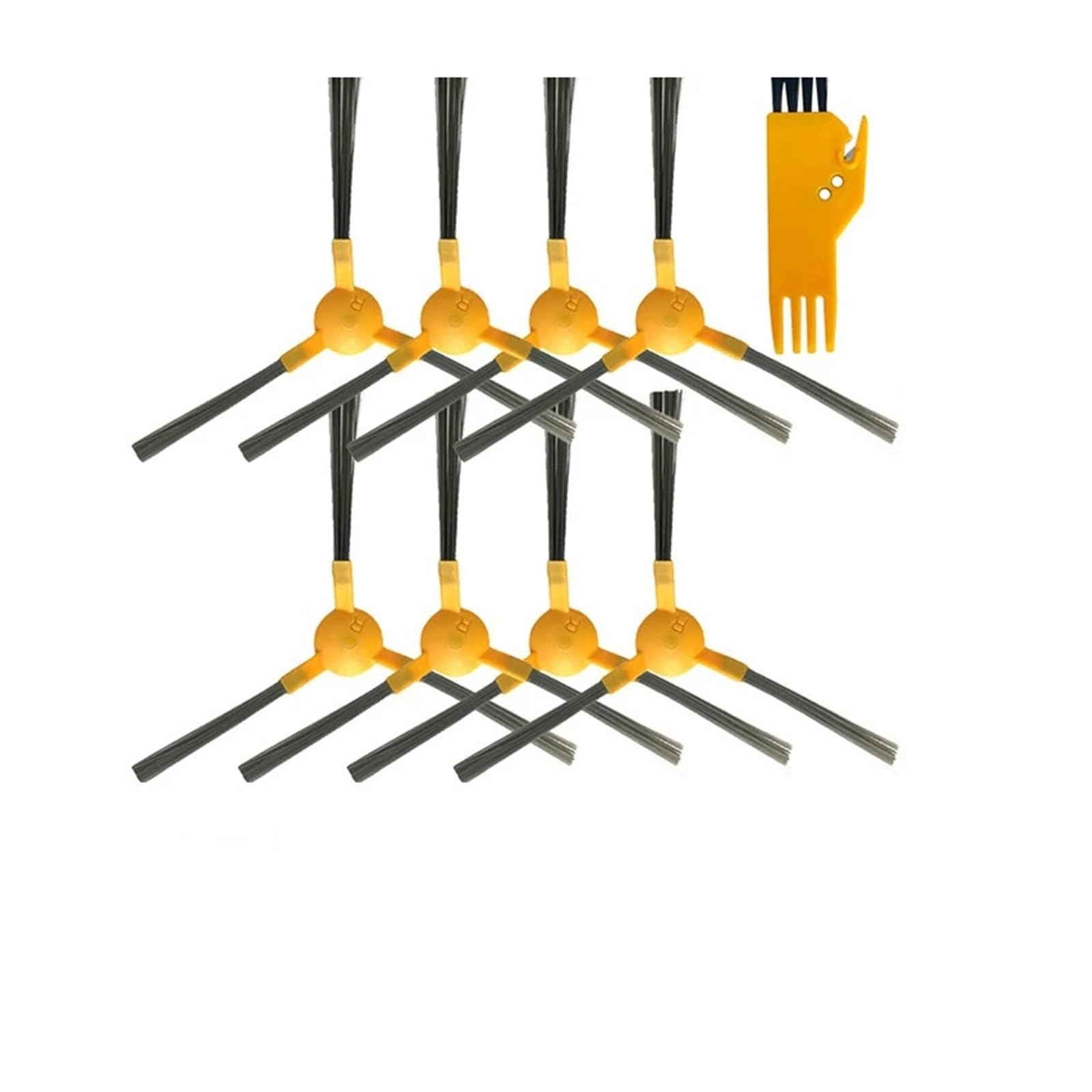 Lmrxofe 8Pcs Robot Vacuum Side Brush Fit,Compatible For Neatsvor,X500 X600 V392 Smart Robotic Vacuum Part Washable Side Brush Replacement