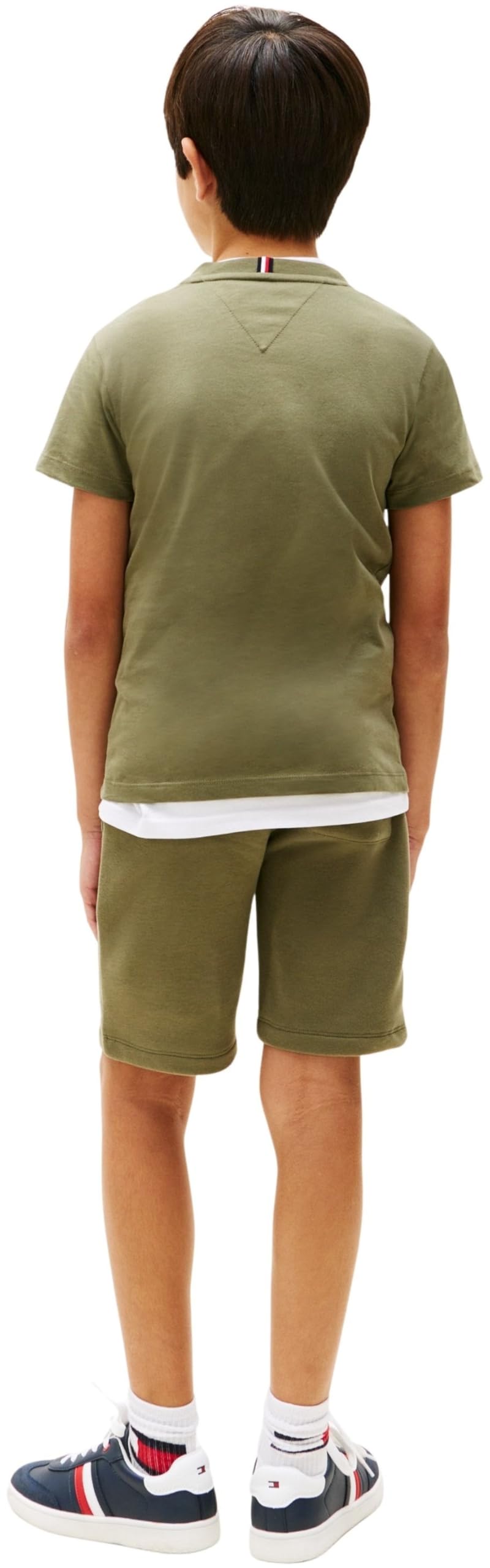 Tommy Hilfiger Niezbędny zestaw chłopięcy KB0KB09666 Zestawy odzieży, zielony (Battle Green), 10 lat