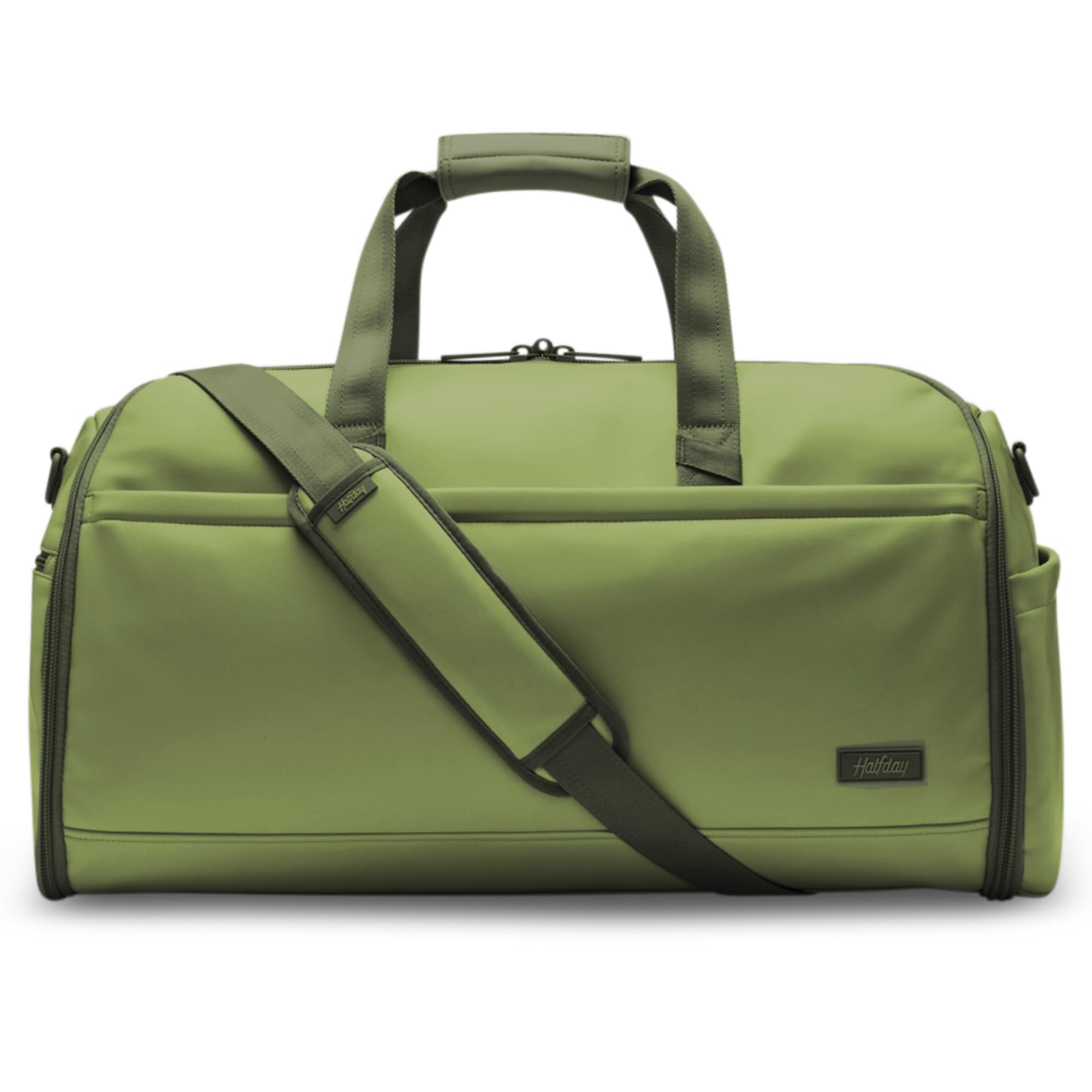 Halfday Convertible 2-in-1 Vegan Leather Premium Garment Duffel