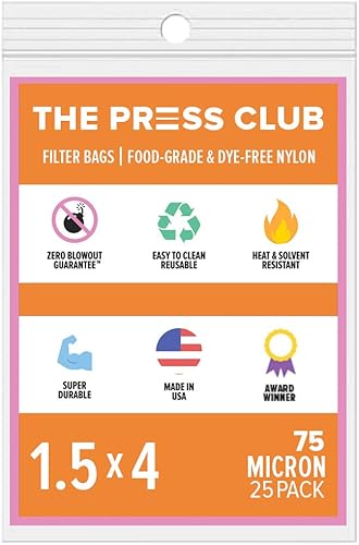 Miniatura 1 de Bolsas de filtro de té de nailon prémium de 75 micrones, 1.5 x 4 pulgadas, paquete de 25