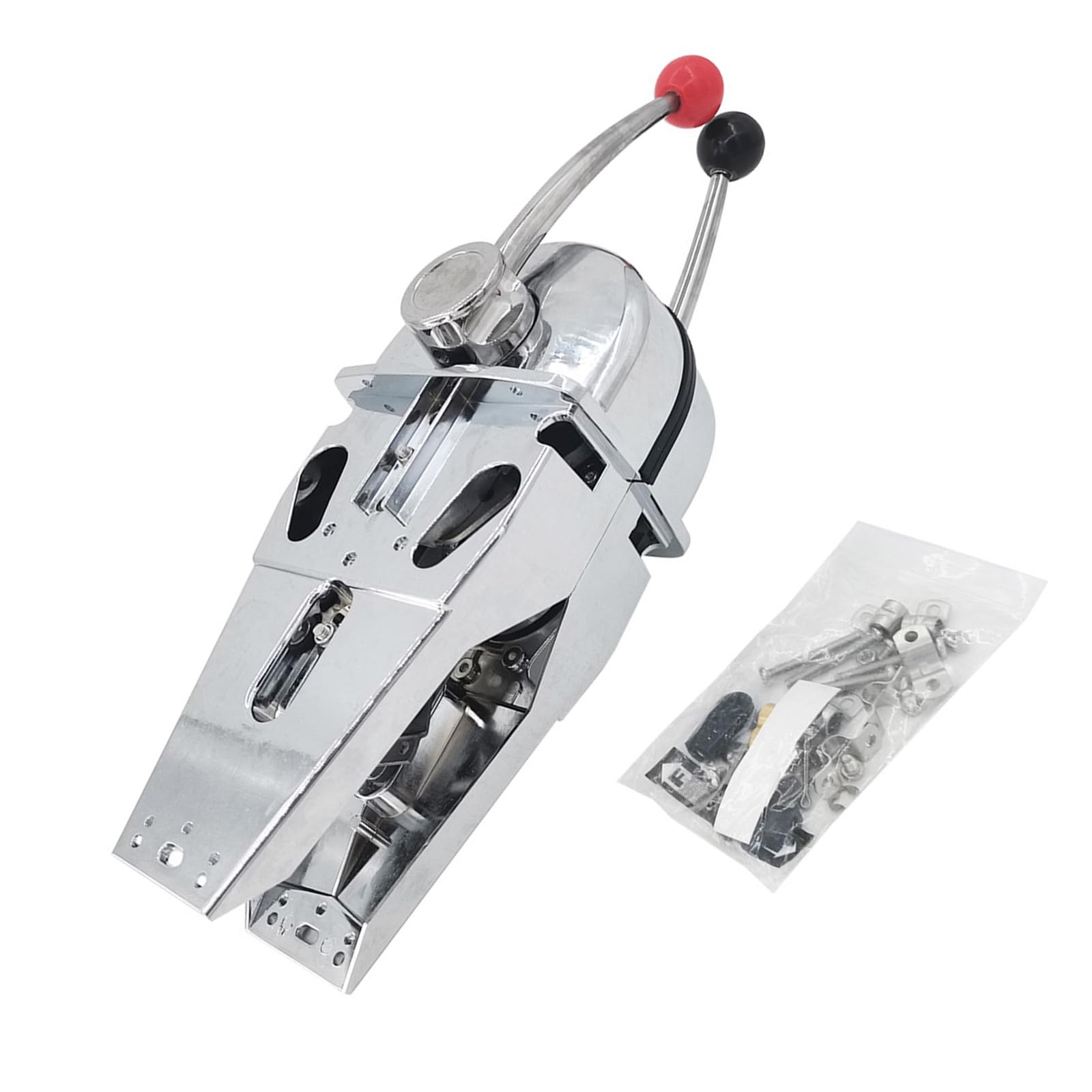 CUNZJIA Alloy Marine Throttle Control Single/Double Lever Boat Engine Controller High Tool for Smooth Operate