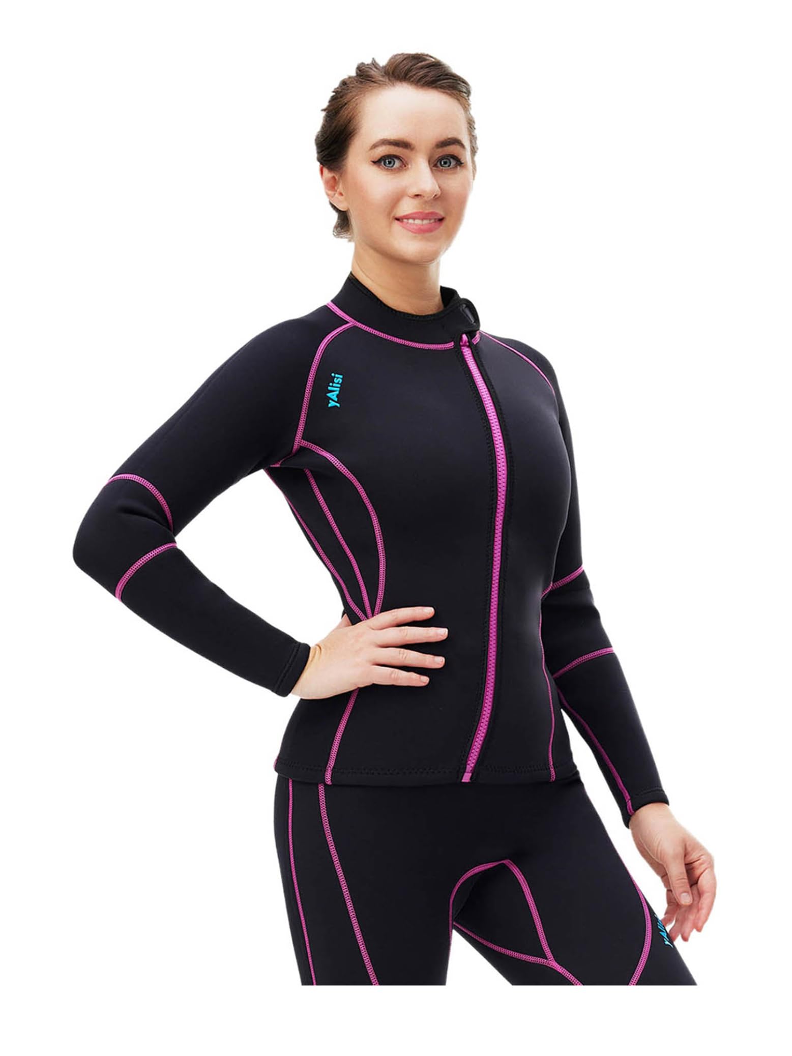 La Plongée sous Marine Et Le Surf Veste De Combinaison De Plongée en Néoprène De 3 Mm pour Femmes La en Apnée Surfer