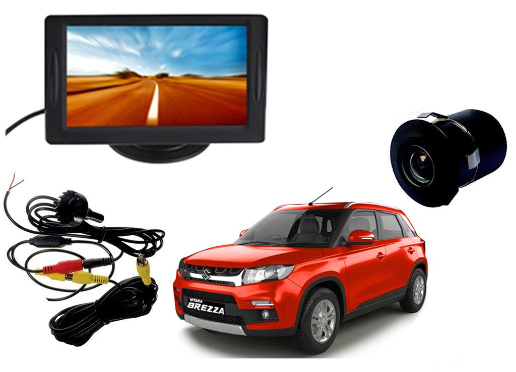 2 in 1 LCD Display Indicator Sound Alarm Car Reverse Parking Sensor