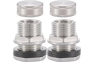 3 Bulkhead Fitting (304 Stainless Steel) for Pools, Aquariums