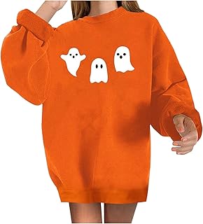 Amikadom Moletom feminino com gola canoa para mulheres, manga de punho, brunch, fofo, divertido, inverno, outono 2023