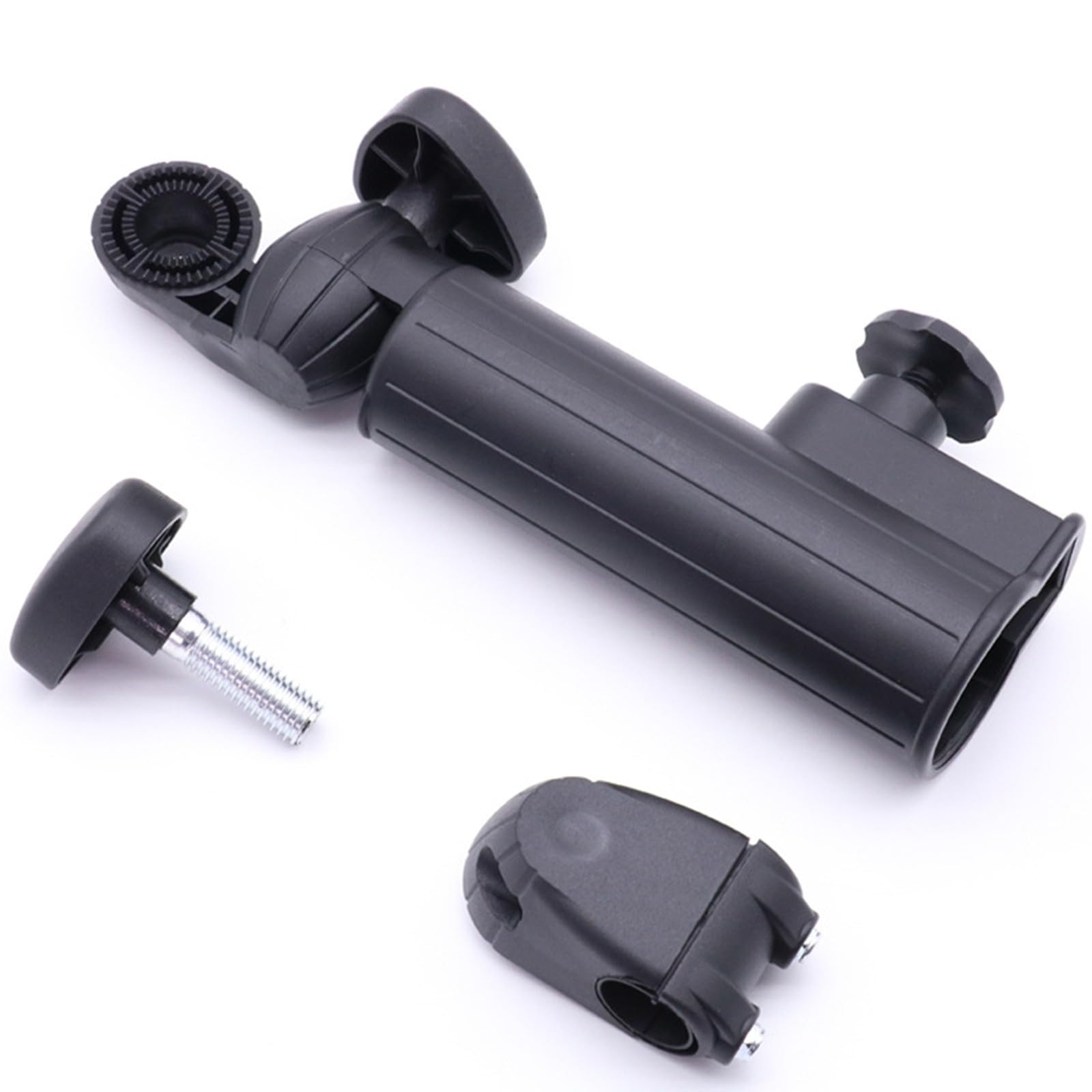 BODYA Golf Trolley Umbrella Holder Stand for Powakaddy Motocaddy Universal Push Cart Black
