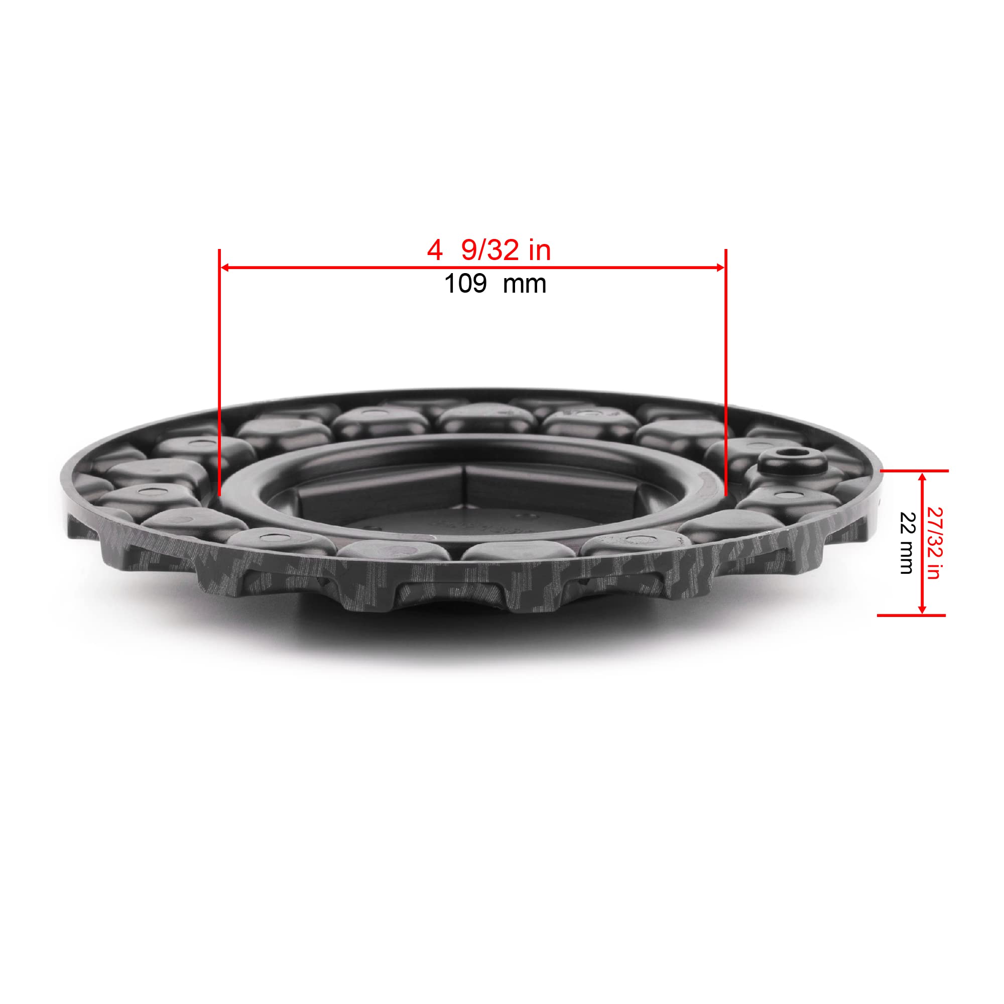 RhinoTuning 4 Stück Radnabenkappen für BBS AVID.1 Nabendeckel OD 168mm, Anthrazit Metallic Radnabenabdeckung Geeignet für RS018 RS020 RS021 Rad, Felgendeckel