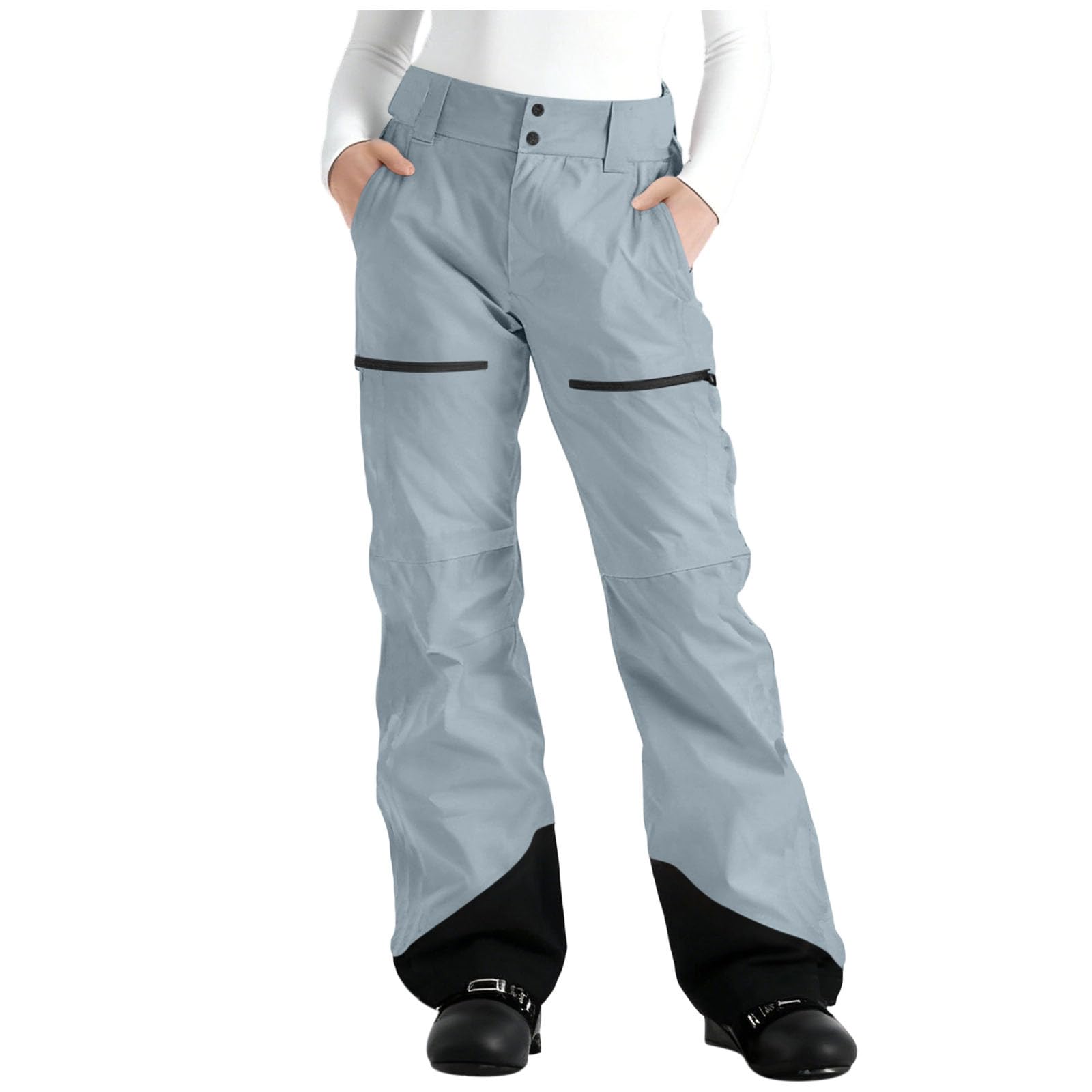 AACH Skihose Damen Wasserdicht Winddichte Outdoorhose Warme Schneehose