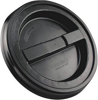 Leaktite LD5GRLBK006 Screw-Top Lid for 3 & 5 Gl Blk Pk06, 3.5 to 5GL, Multi