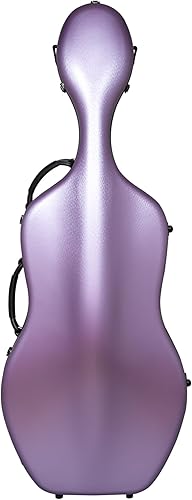 Miniatura 9 de MI&amp;VI CP-7006 - Carcasa rígida de fibra de carbono puro de 44, 10 libras (tamaño completo), con ruedas, correas de transporte, protección rígida,