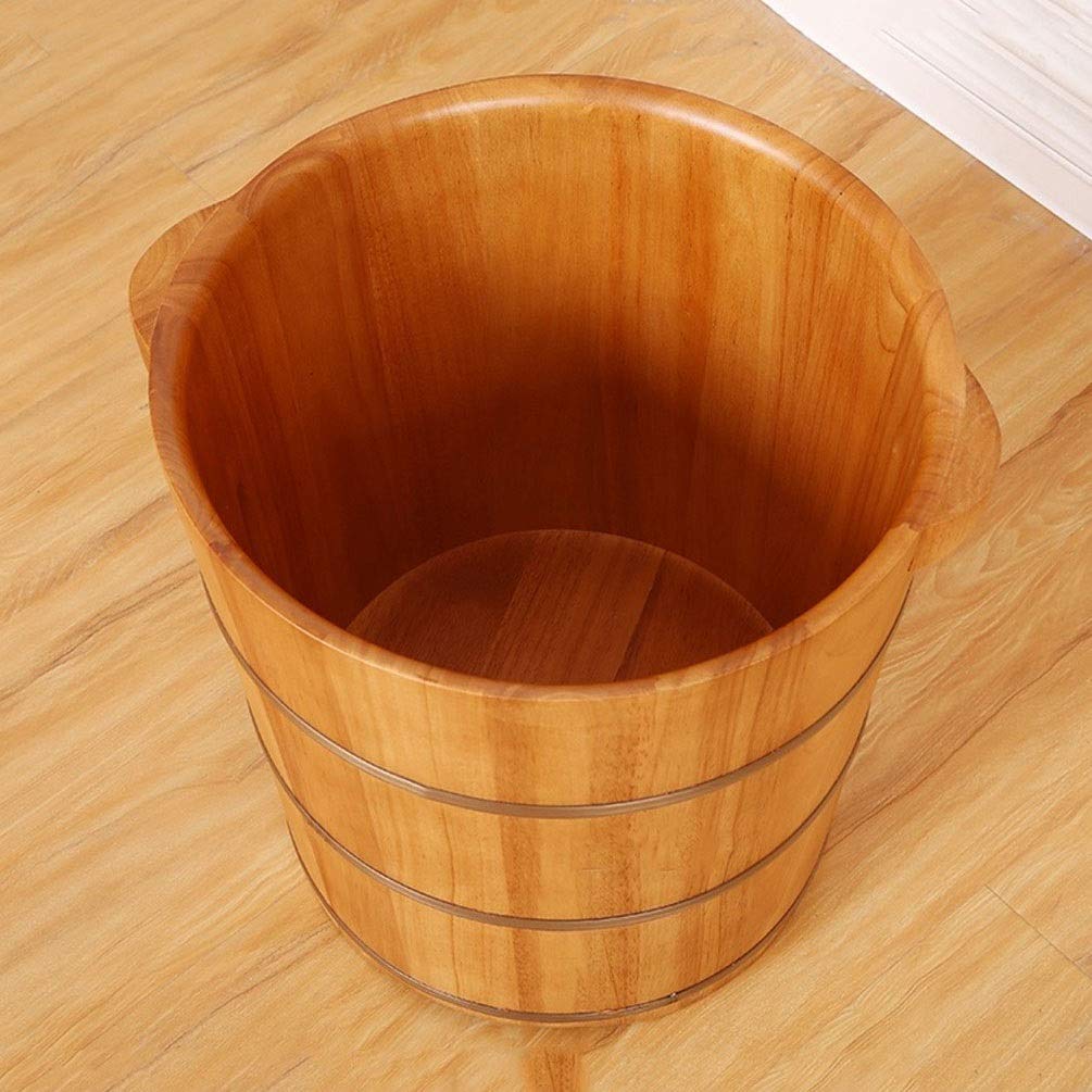 Secchio per pediluvio in legno Secchio in legno per pedicure,secchio per pediluvio,vaschetta per piedi in ammollo,vaschetta per pediluvio per adulti,vasca idromassaggio per pediluvio (dimensioni : B)