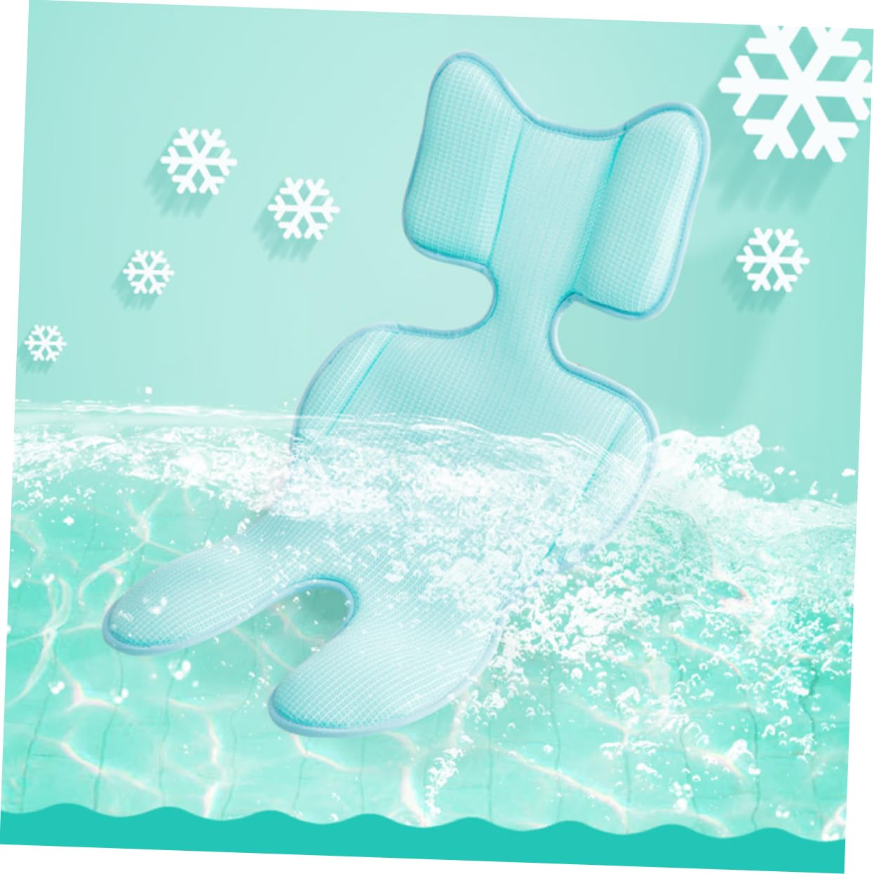 Abaodam Baby Stroller Seat Cover Breathable Universal Fit Blue Soft Cotton Easy to Clean