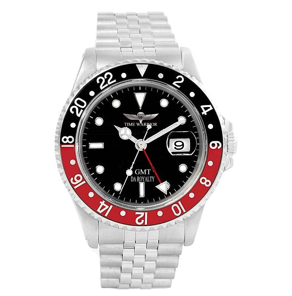 Watches For Men Gmt Watch Ceramic Bezel Sapphire Glass Red