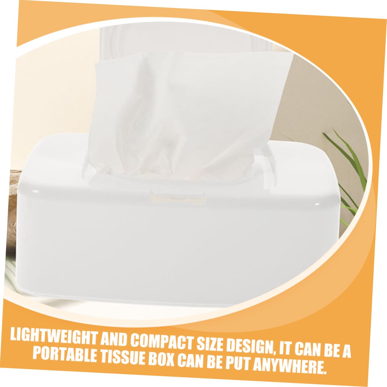 MAGICLULU Lot De 5 Boîtes De Rangement Portables pour Lingettes pour Bébé Distributeur De Mouchoirs Étui en Polypropylène Accès Facile Design Moderne 3 Pièces X 5