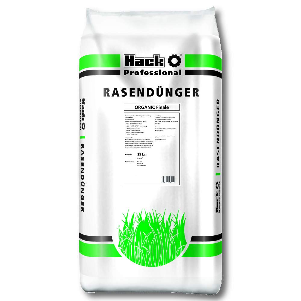 HACK PROFI Herbstrasendünger Organic Finale 25 kg Profidünger Rasendünger Herbst