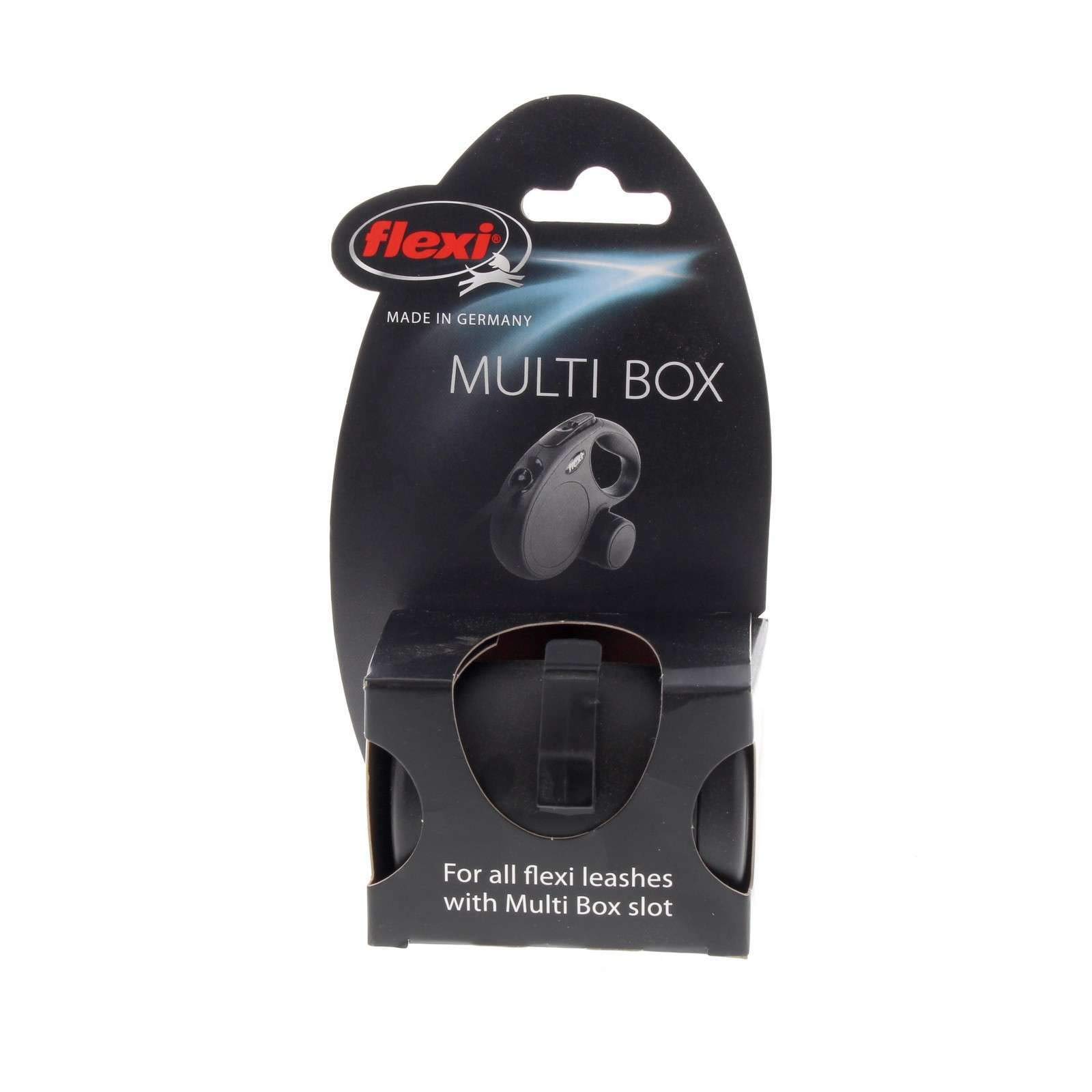 Flexi Multi Box for Treats or Waste Bags for Dogs Small Black - 6 Pack