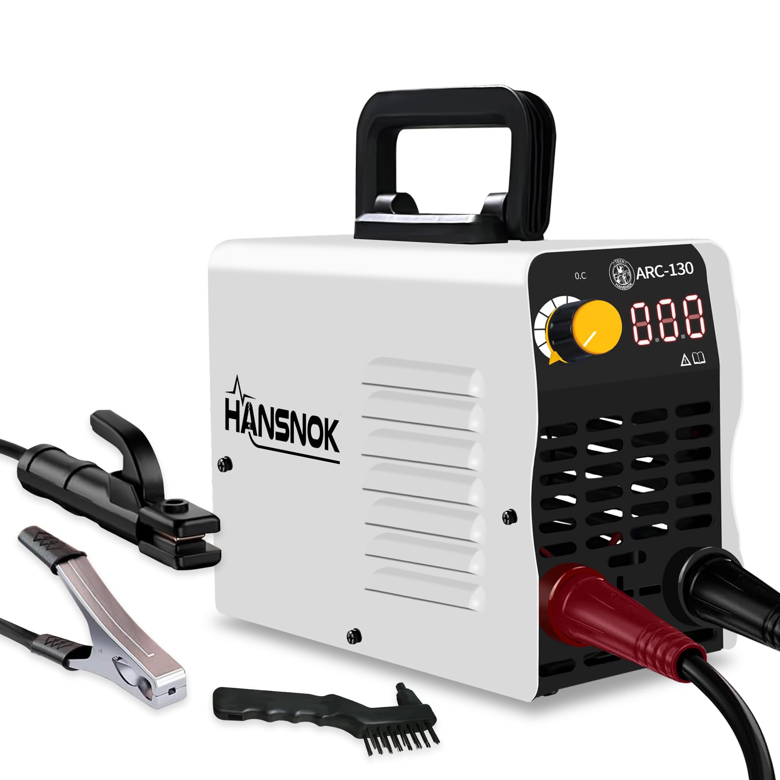 Amazon | HANSNOK 130A ミニ溶接機、スティック溶接機 110V アーク