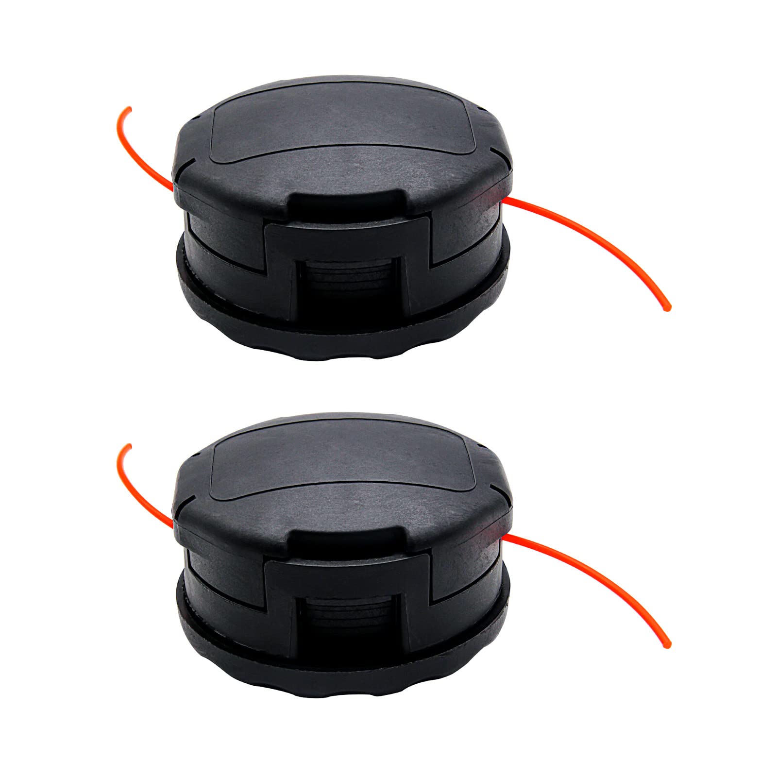 Powswopx 2 Pack SRM-225 Trimmer Head fit for Echo Speed Feed SRM 225 SRM210 SRM2100 SRM200 SRM230 SRM250 SRM265 SRM280 Shiandaiwa T195S T220 T222 T230 T231 Trimmer