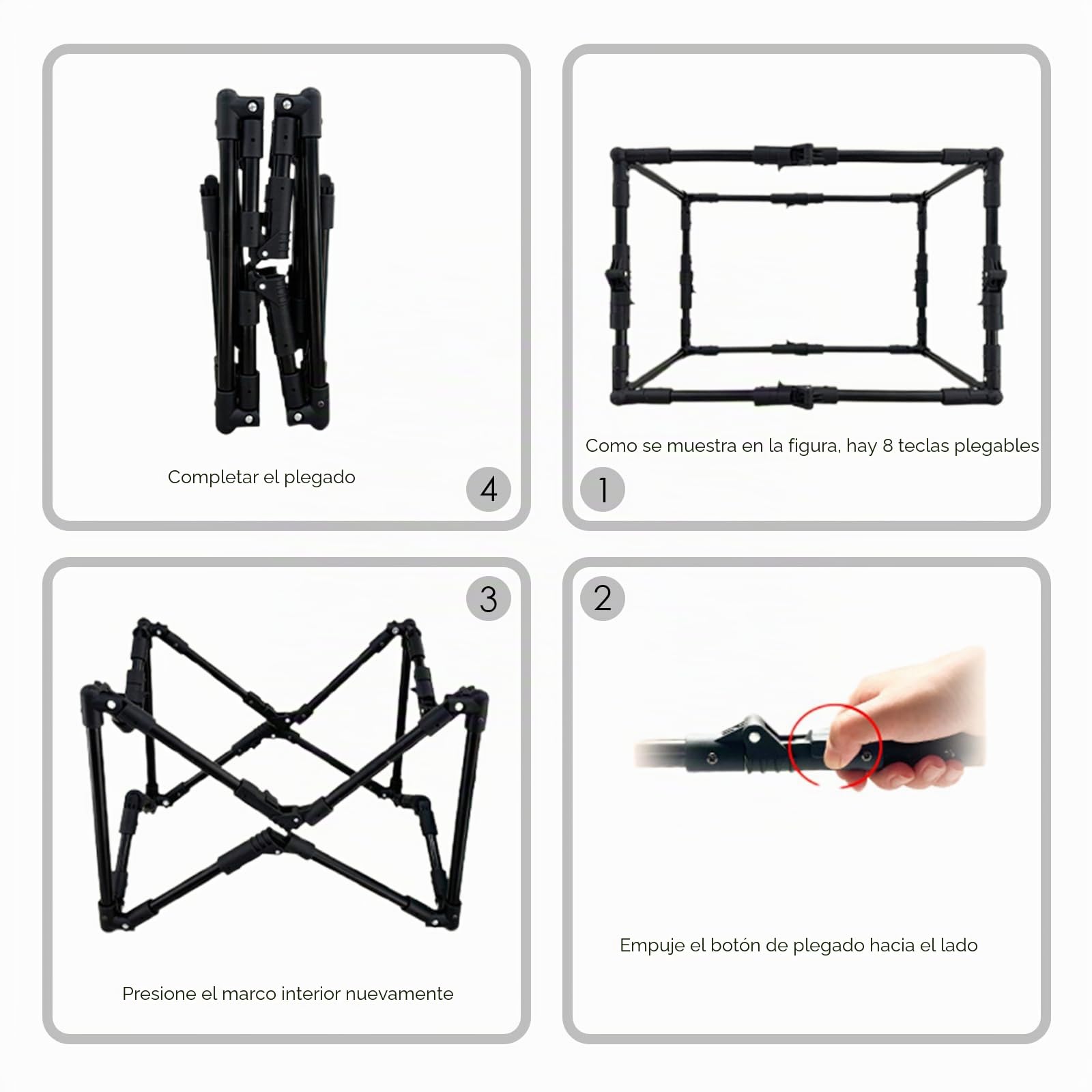 Transportín plegable ajustable para perros de razas medianas – Caja para perros con ventanas de malla reforzada y cama plegable para el hogar y viajes
