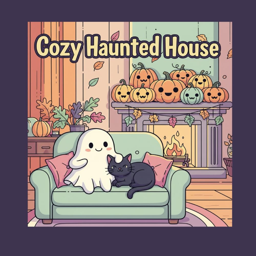 Cozy Haunted House: Coloring Book