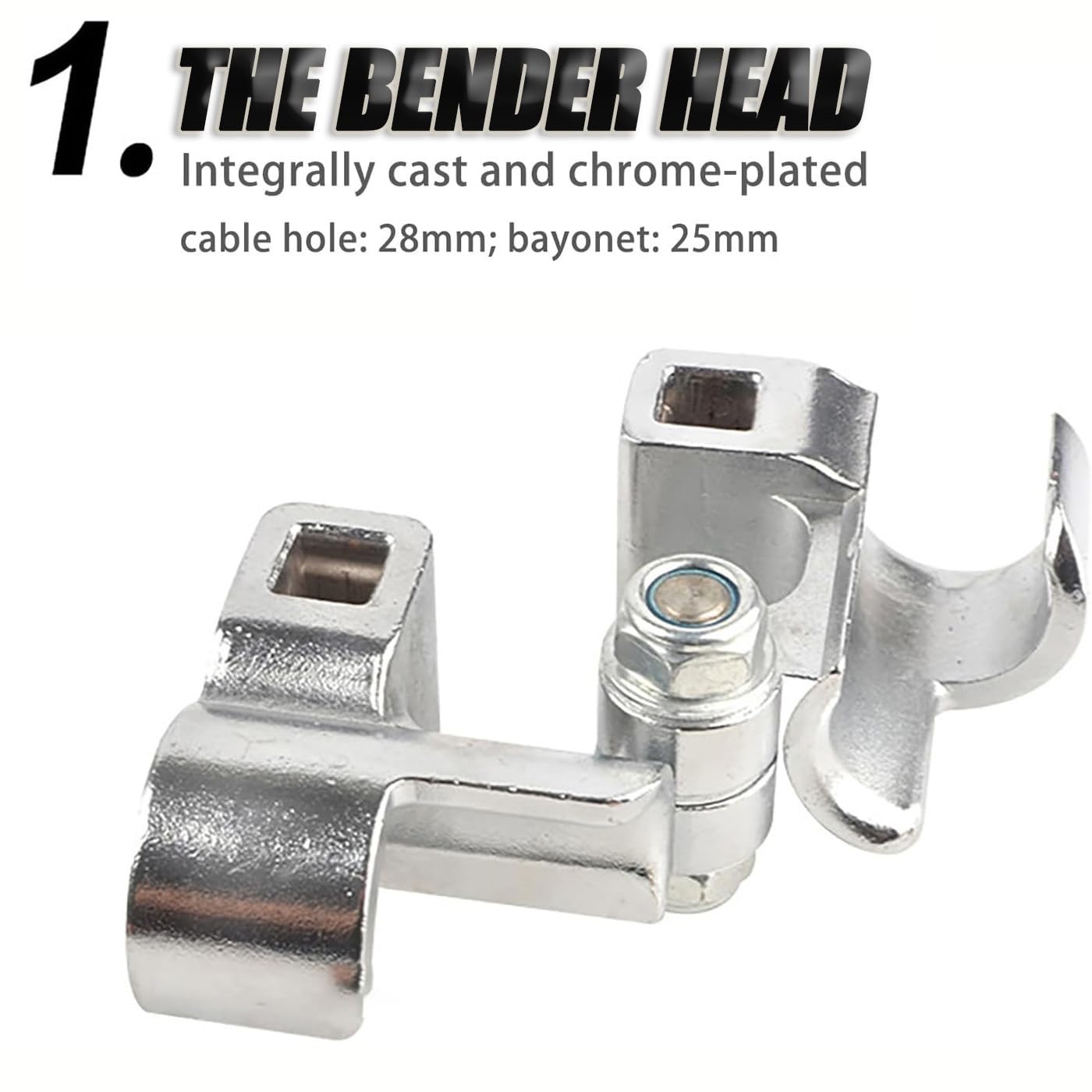Este Kit de doblador de Cables Manual, Herramienta portátil de Mano con Caja de Herramientas para Cables y alambres metálicos, Llave de trinquete para Doblar Cables de Tierra