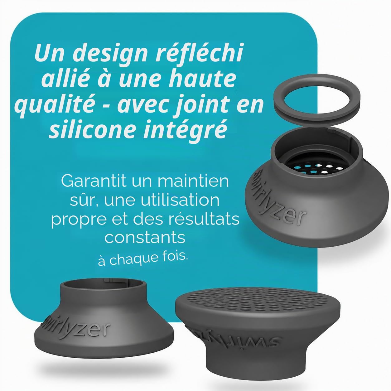 Wundermix Swirlyzer Embout Glace Spaghetti Ninja | Compatible Creami Swirl, presse glace douce, morceaux uniformes