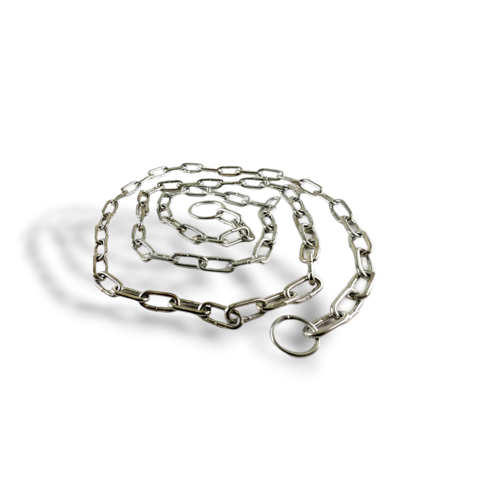 Round Iron Metal Lock Chain | Standard Size Iron Metal Unfinished Chain | Chain for Locking Bicycles, Bikes, Gates and Other Products | for Locking Gate, Fencing, Baggage and Bicycles