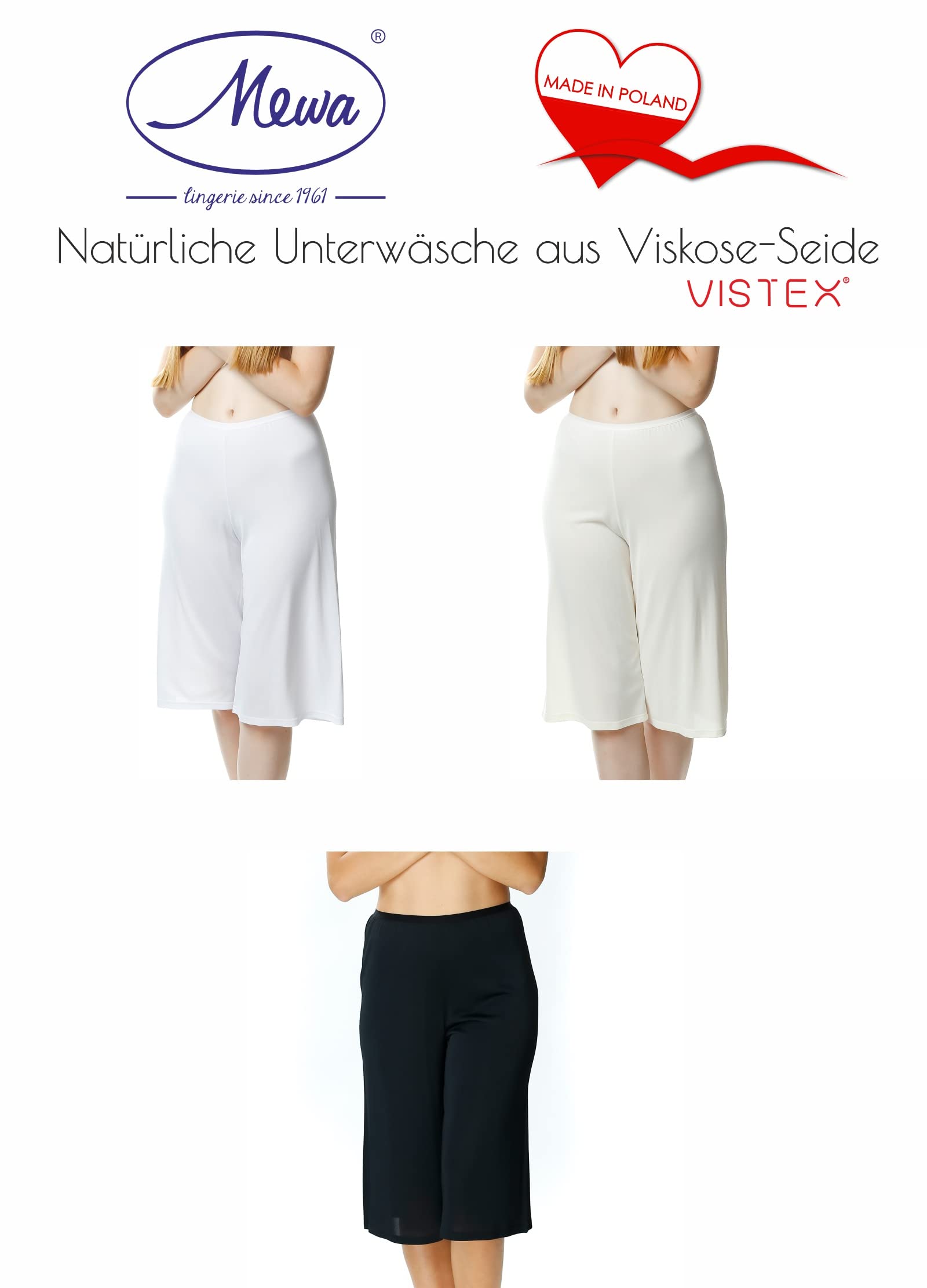 Short Classique Lisse Tamara, Semi-Cuisines pour Femmes, Jupon, Antistatique, Jupon Femme