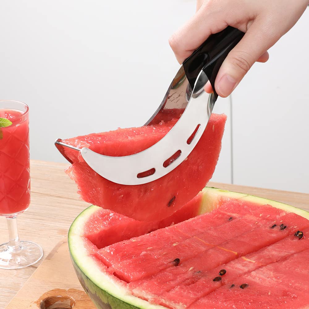 Cortador de Sandía Cortador de Frutas de Acero Inoxidable Multifuncional Gadgets de Cocina