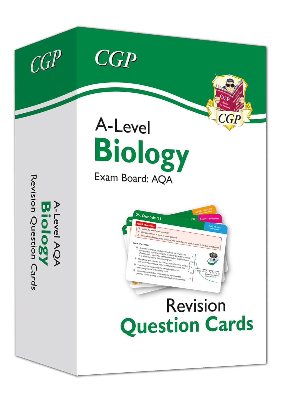 A-Level Biology AQA Revision Question Cards: for the 2025 and 2026 exams (CGP AQA A-Level Biology) A-Level Biology AQA Revision Question Cards: for the 2025 and 2026 exams (CGP AQA A-Level Biology)
