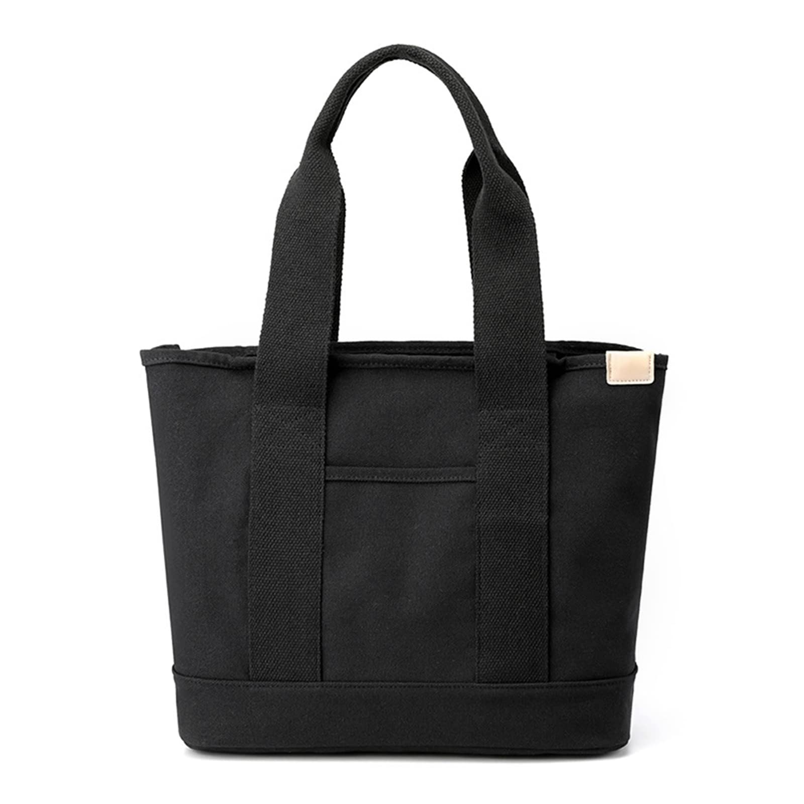 CORIOS Damen Henkeltaschen Canvas Tragetasche Große Kapazität Handtasche Multifunktionale Schultertasche Casual Tote Beutel Henkeltasche für Arbeit Schule Reise Shopper Schwarz