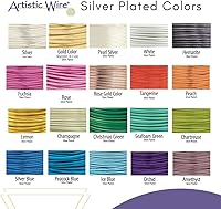 Vista 4 de Artistic Wire, Alambre de latón calibre 12 resistente al deslustre, 10 pies