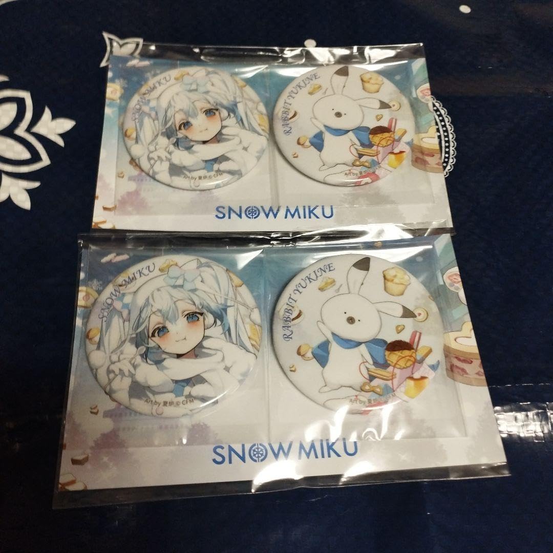 SNOW MIKU 雪ミク 三越 缶バッチ カードセット