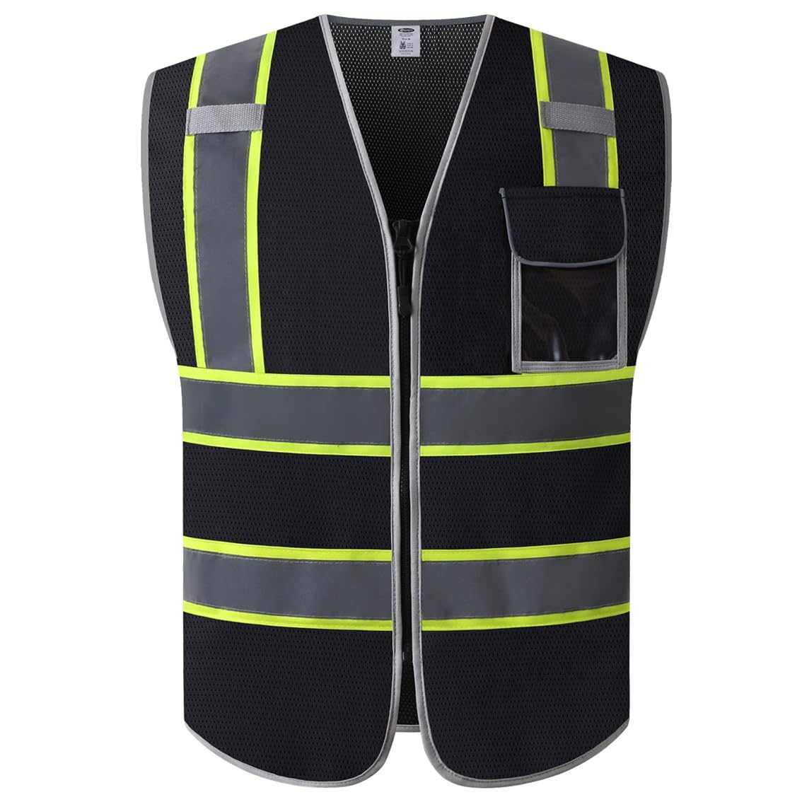 Jksafety Hi-Vis Ansi/Isea Compliant Reflective Safety Vest For Construction High Visibility Ppe For Men And Women Neon Color Safety Apparel For Works 645312476930