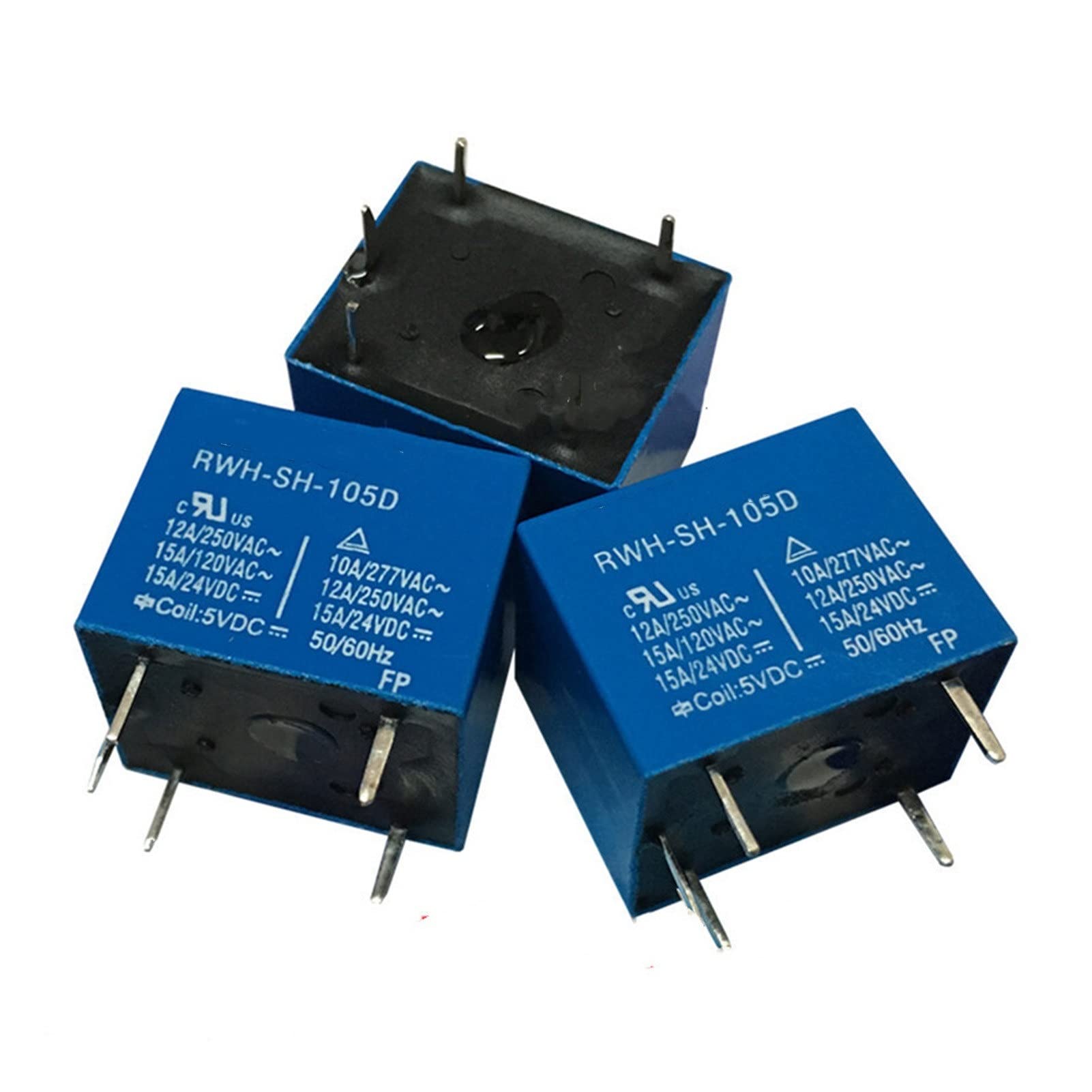 Relais 24VDC RWH-SH-124D inverseur 5 broches 15A pour carte de commande domotique