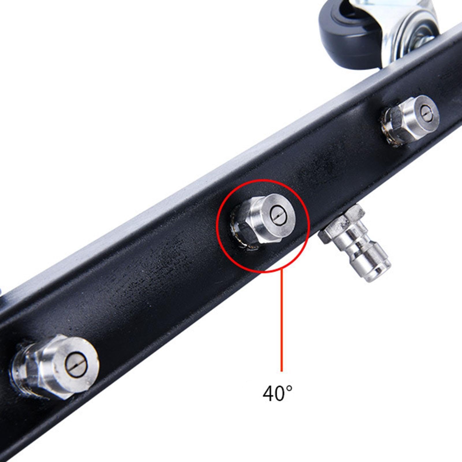 Idropulitrice per la Pulizia del sottoscocca, Scopa per Lavaggio Auto, Accessorio Resistente all'Usura per Il Lavaggio sottoscocca di Veicoli,