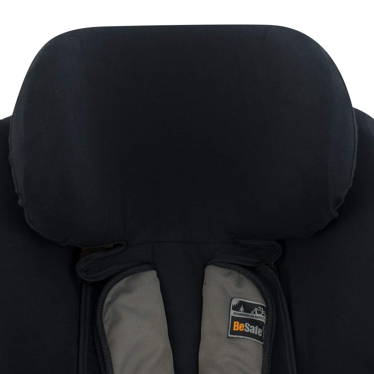 JYOKO Kids Funda de algodón para Silla de Coche Compatible con Besafe Izi Plus (Black Series)