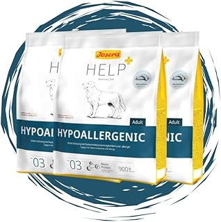 Josera Help Dog Hypoallergenic 3 x 900 g Dry Food Economy Pack Dog Food product image