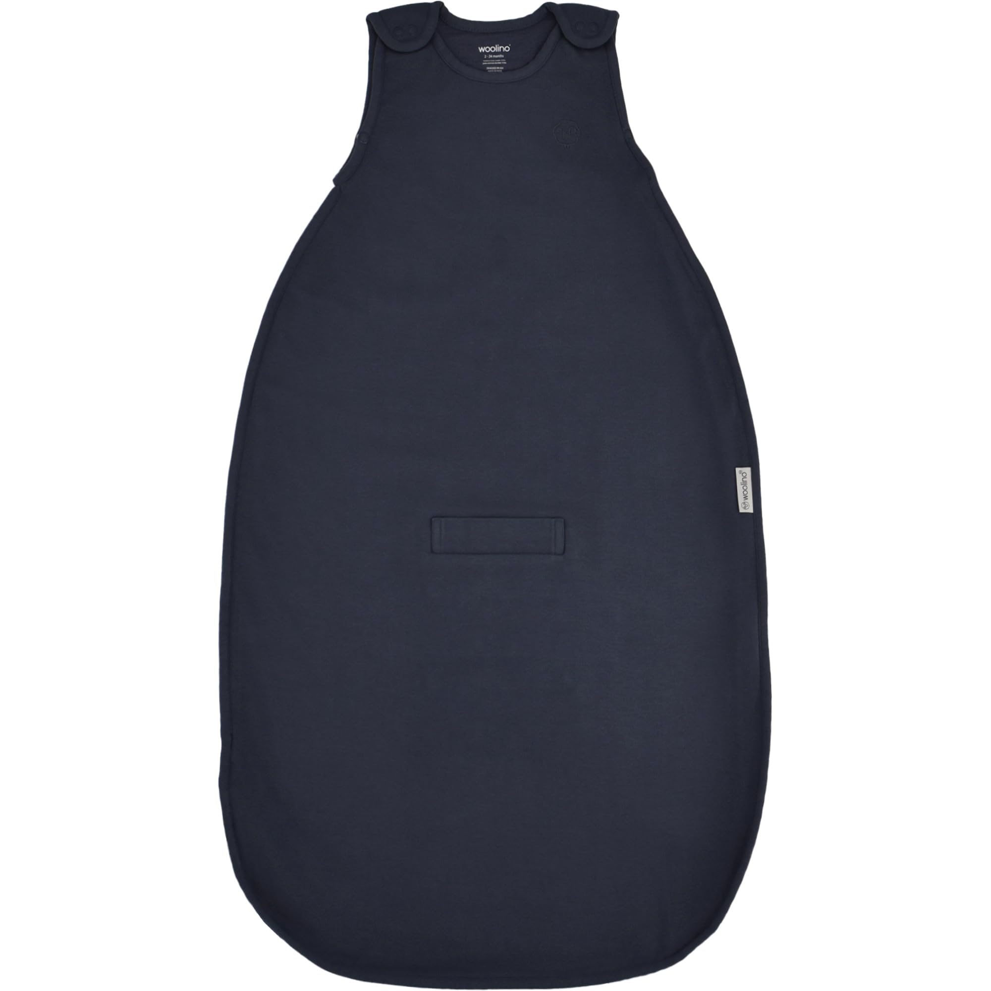 Woolino 4 Season Sleep Sack - Ultimate Merino Wool Sleeping Bag - Two-Way Zipper Adjustable Universal Size Sleep Sack for Baby (2-24 Months) - Indigo