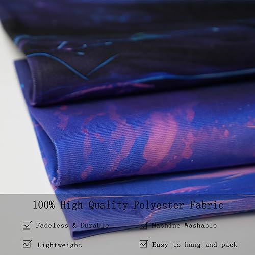 Miniatura 6 de XIGUAGUO Tapiz de árbol del bosque para colgar en la pared, tapiz psicodélico estético, hippie, decoración de pared bohemia, decoración bohemia para