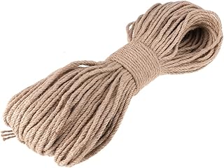 COHEALI 100 Brown Gift Tags Makeup Gifts Bling Decor Gift Tags Jute Twine Jute String Jute Twine Party Decor Natural Twine String for Arts Jute Rope Party Decoration Jute Packing Rope Set