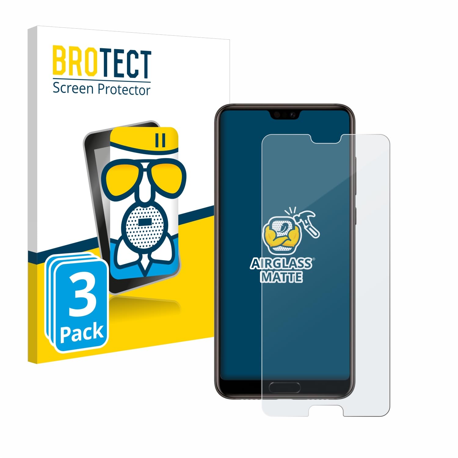 Screenguard Huawei P20 Pro Pellicola Di Vetro Protettiva A Schermo Intero 25d 9h 1 Pz Huawei P20 Pro 21699604 - Foto 3