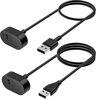 [2-Pack] Charger Cable for Fitbit Inspire/Inspire HR/Ace 2 (Not for Inspire 2), Replacement USB Charging Cradle Dock Stand Cable for Fitbit Inspire HR Smartwatch (3.3 ft/1.01ft)