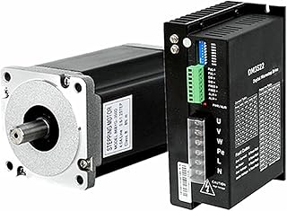 AC110V 220V 3Phase 1.2Degree 34 86mm 8Nm Stepper Motor 86BYG350D 4A With Driver DM3522 For Milling Engraving Machine (Size : Without Brake)